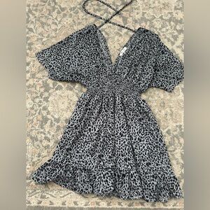 She + Sky - leopard print dress